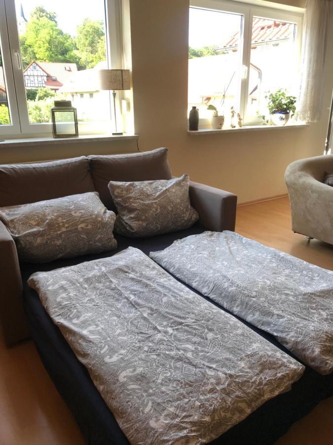 Ferienwohnung Am Gruenen Band Hellingen Bagian luar foto
