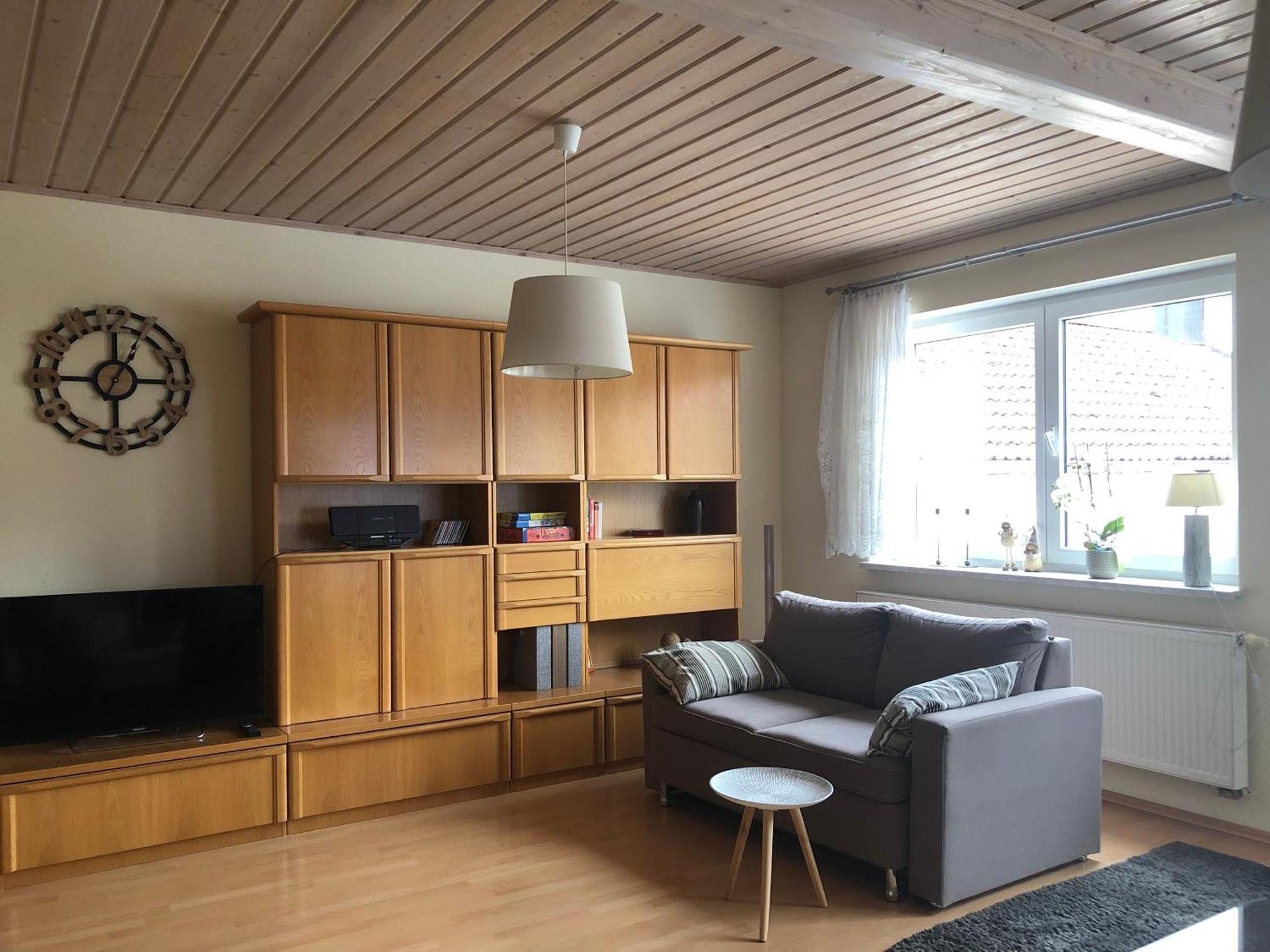 Ferienwohnung Am Gruenen Band Hellingen Bagian luar foto