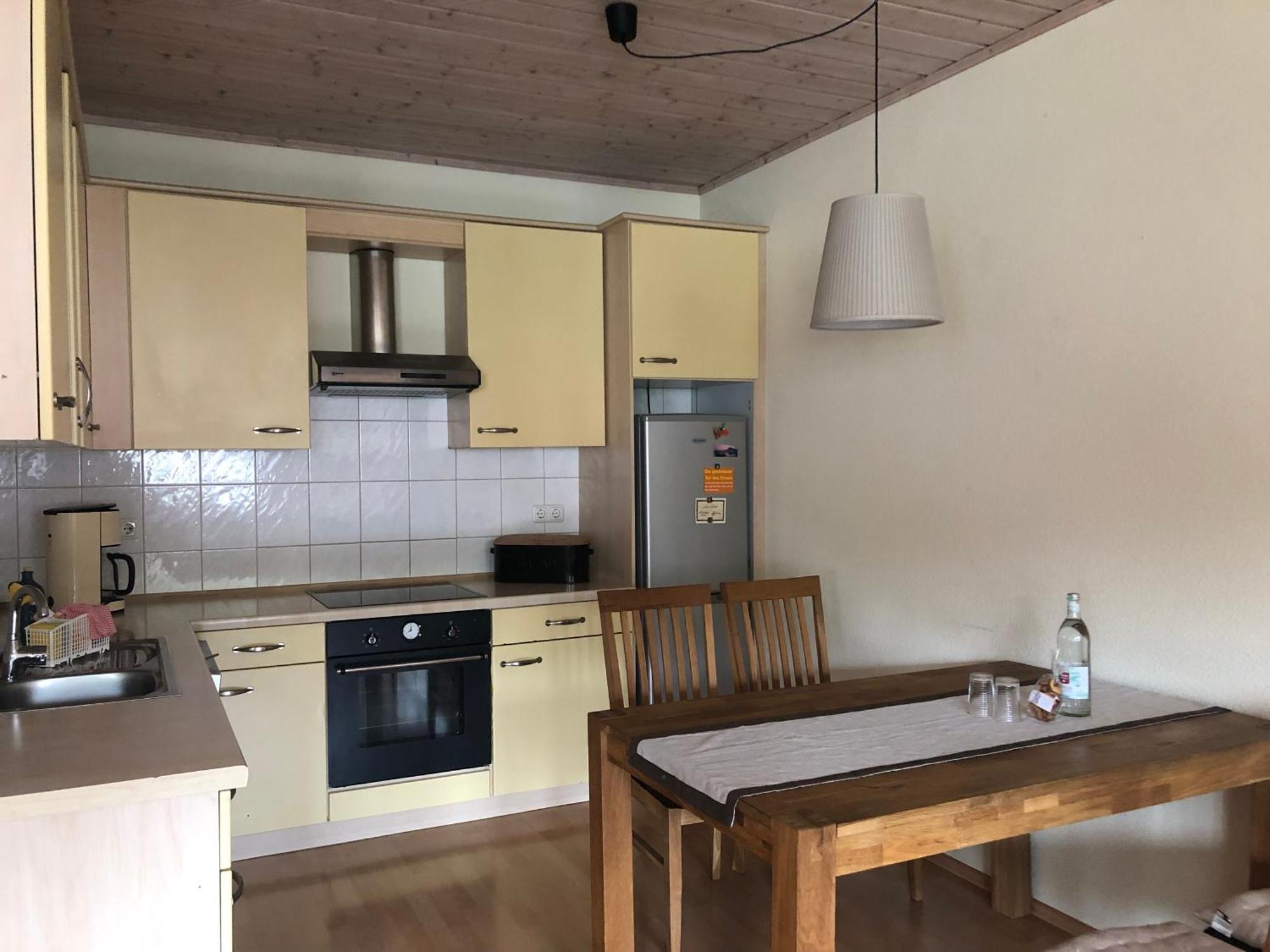 Ferienwohnung Am Gruenen Band Hellingen Bagian luar foto