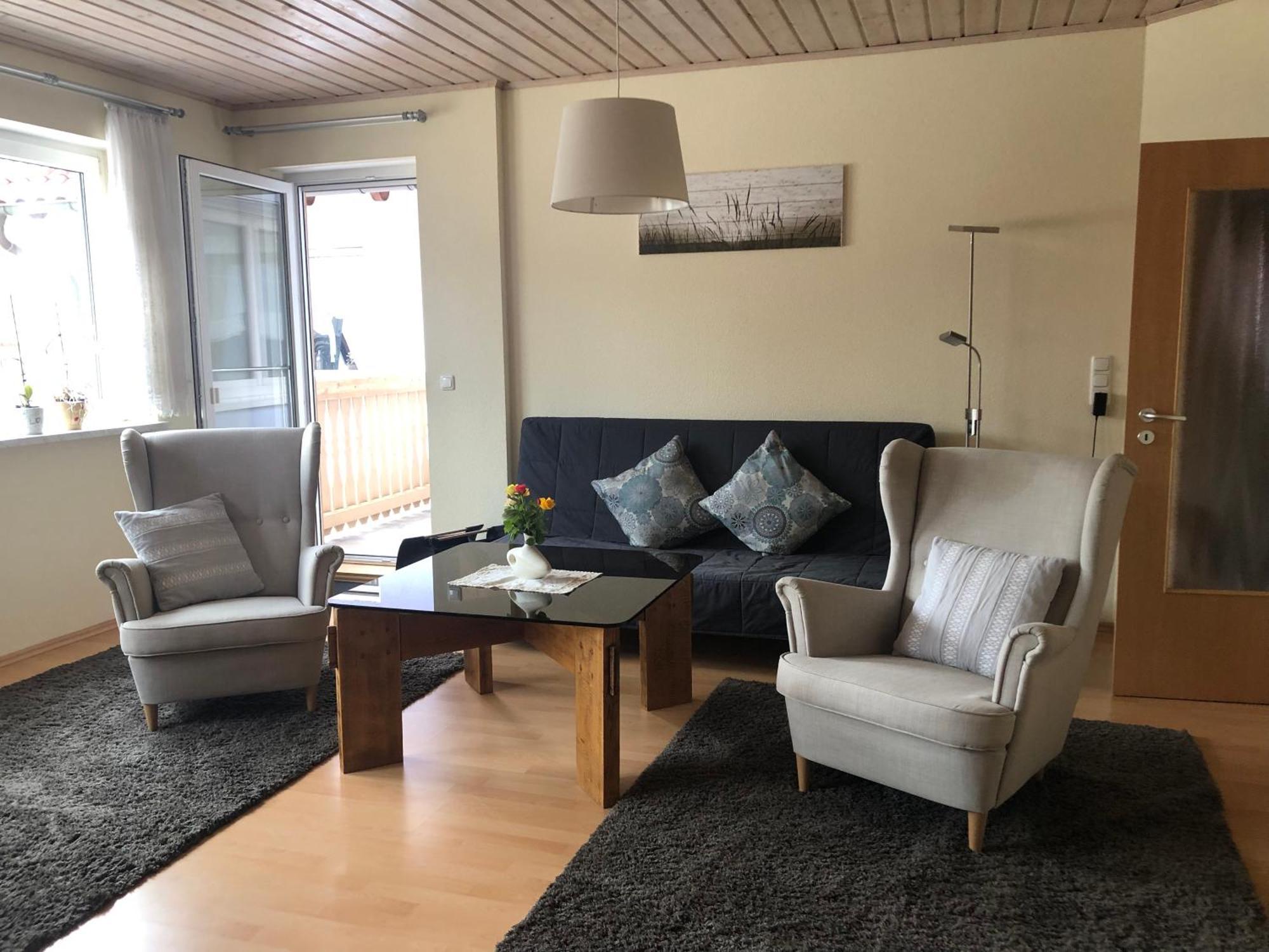 Ferienwohnung Am Gruenen Band Hellingen Bagian luar foto