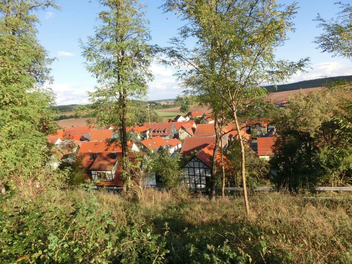 Ferienwohnung Am Gruenen Band Hellingen Bagian luar foto